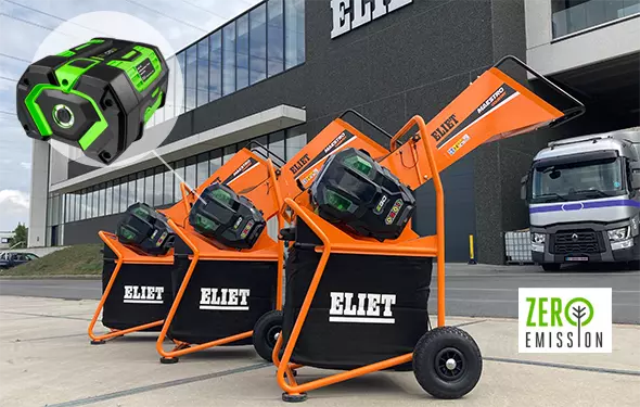 Maestro E-Power:Der erste batteriebetriebene Häcksler von ELIET